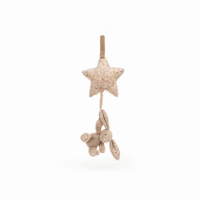 Jellycat Blossom Bea Beige Konijn Musical Pull | NQ0417596